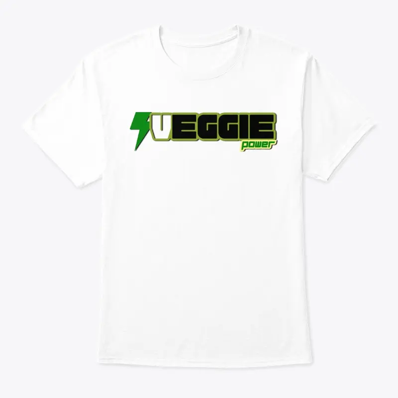 Veggie Power Logo Brand T-Shirt