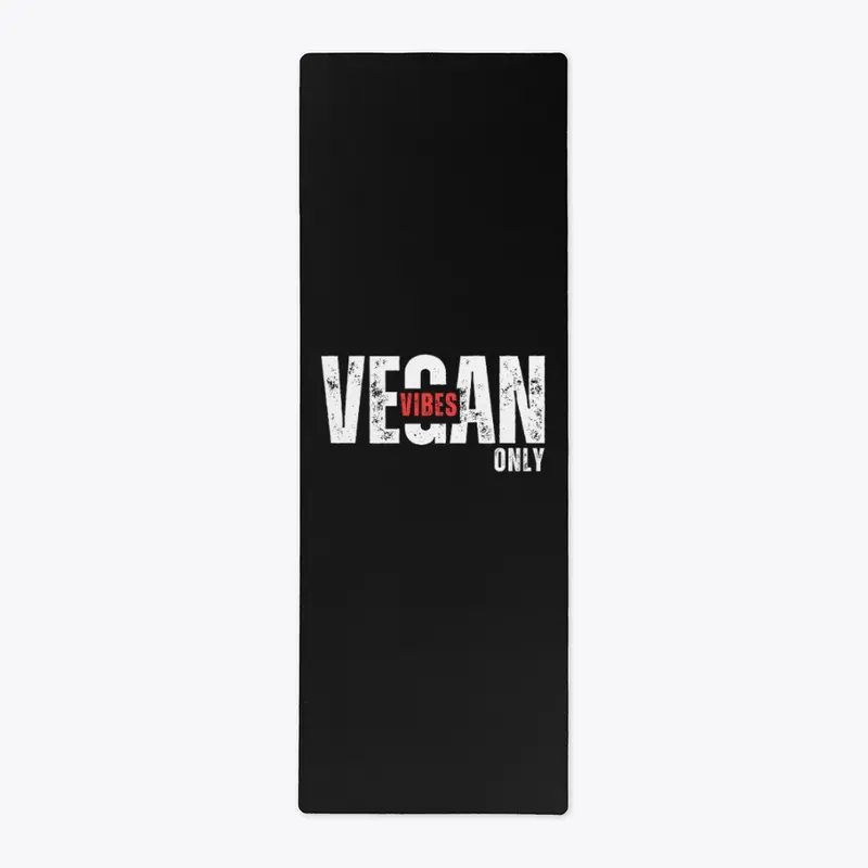 Comfortable Vegan Vibes Only Yoga Mat